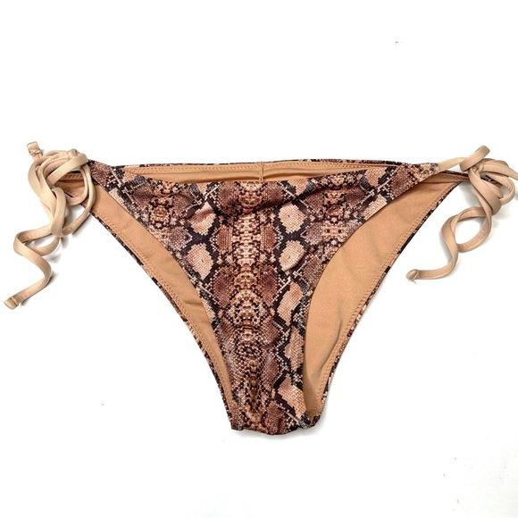 Cali Dreaming Bikini Bottoms Snake Print Size Small - Picture 2 of 7